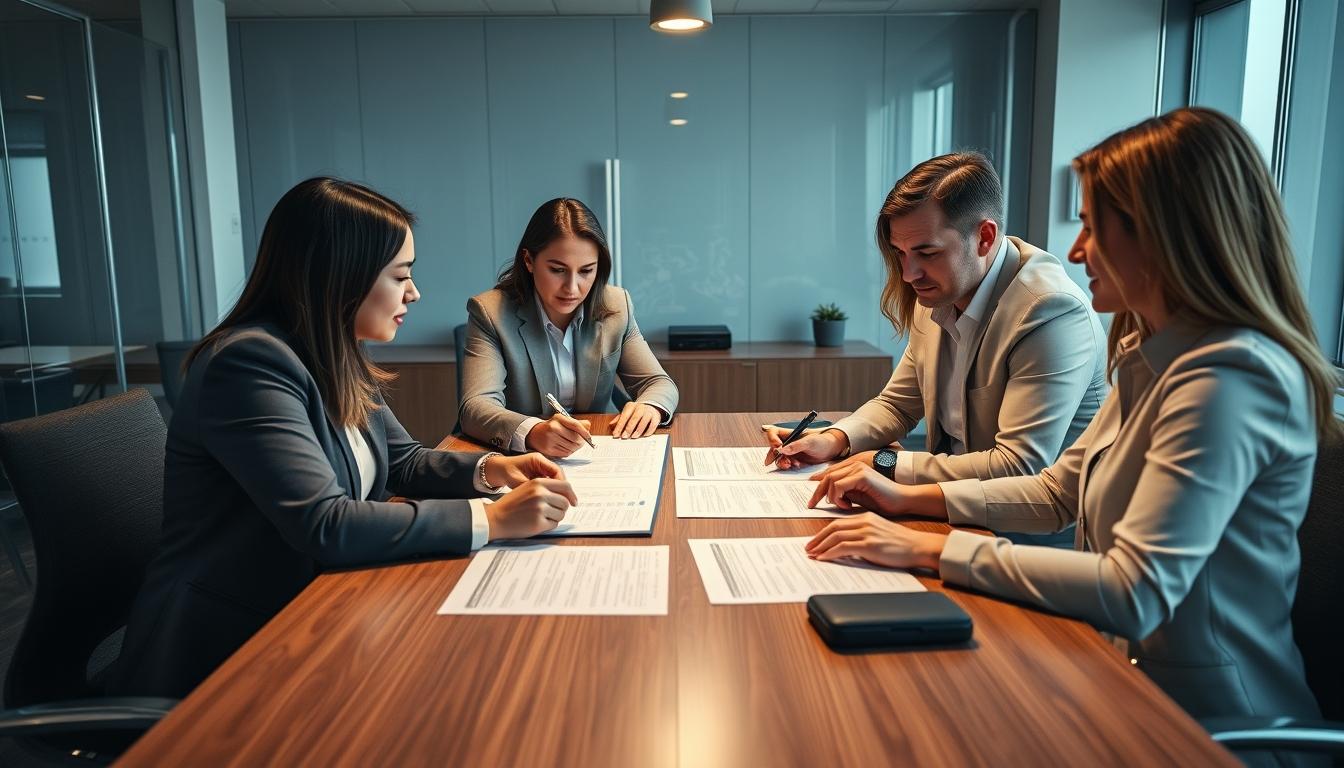 Property settlement documents and transfer review